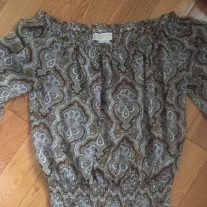 MIchael Kors sheer full sleeve top
